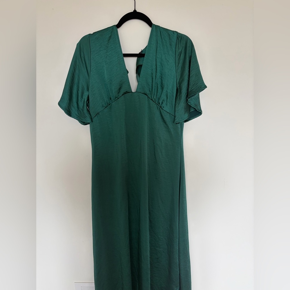 NASTYGAL Emerald Green Dress, US 10